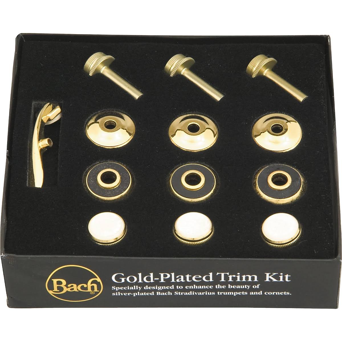 Gold Trim Trumpet with Standard Bottom Caps U358629