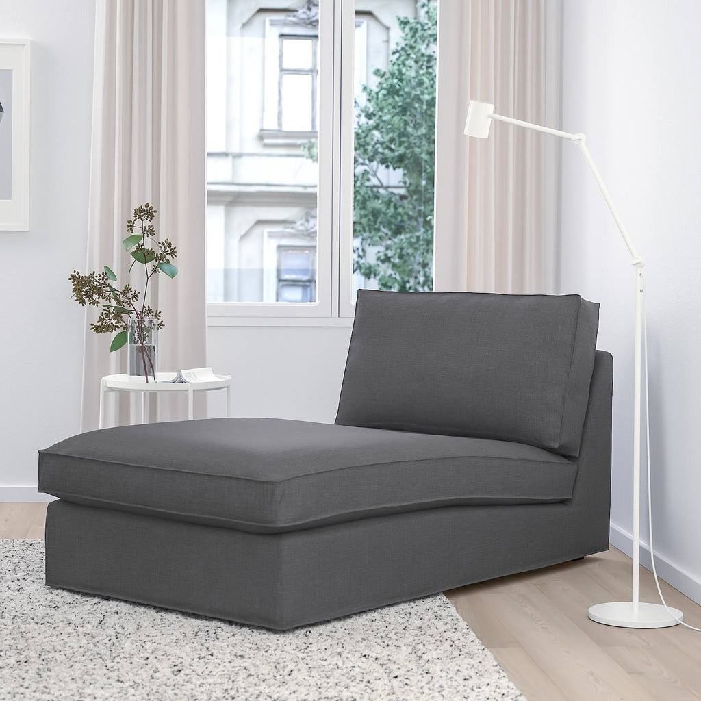 Kivik Chaise, Skiftebo Dark Gray, Width: 35 3/8 K450