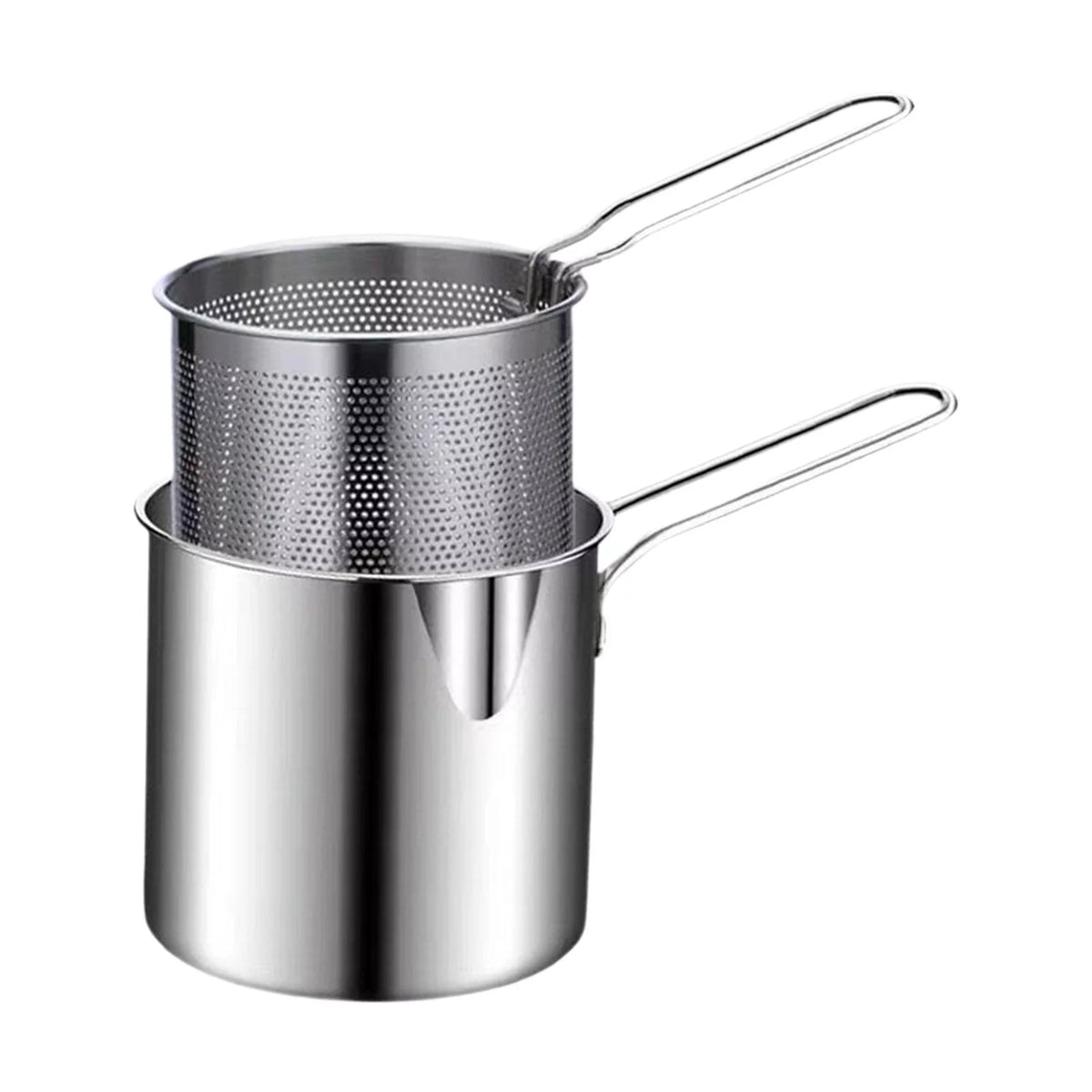 Stainless Steel Deep Fryer Pot with Basket K430950