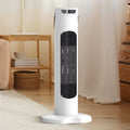 White 2000W Ceramic Tower Space Heater A1016