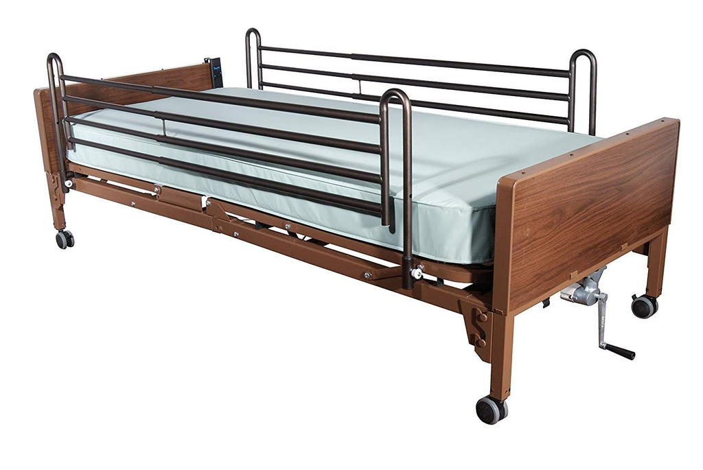 Full Electric Hospital Bed with Full Rails and Spring Mattress H60910