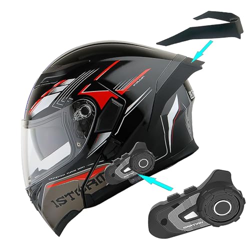 Modular Full Face Helmet Flip up Dual Visor Q432124