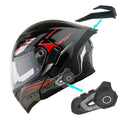 Modular Full Face Helmet Flip up Dual Visor Q432124