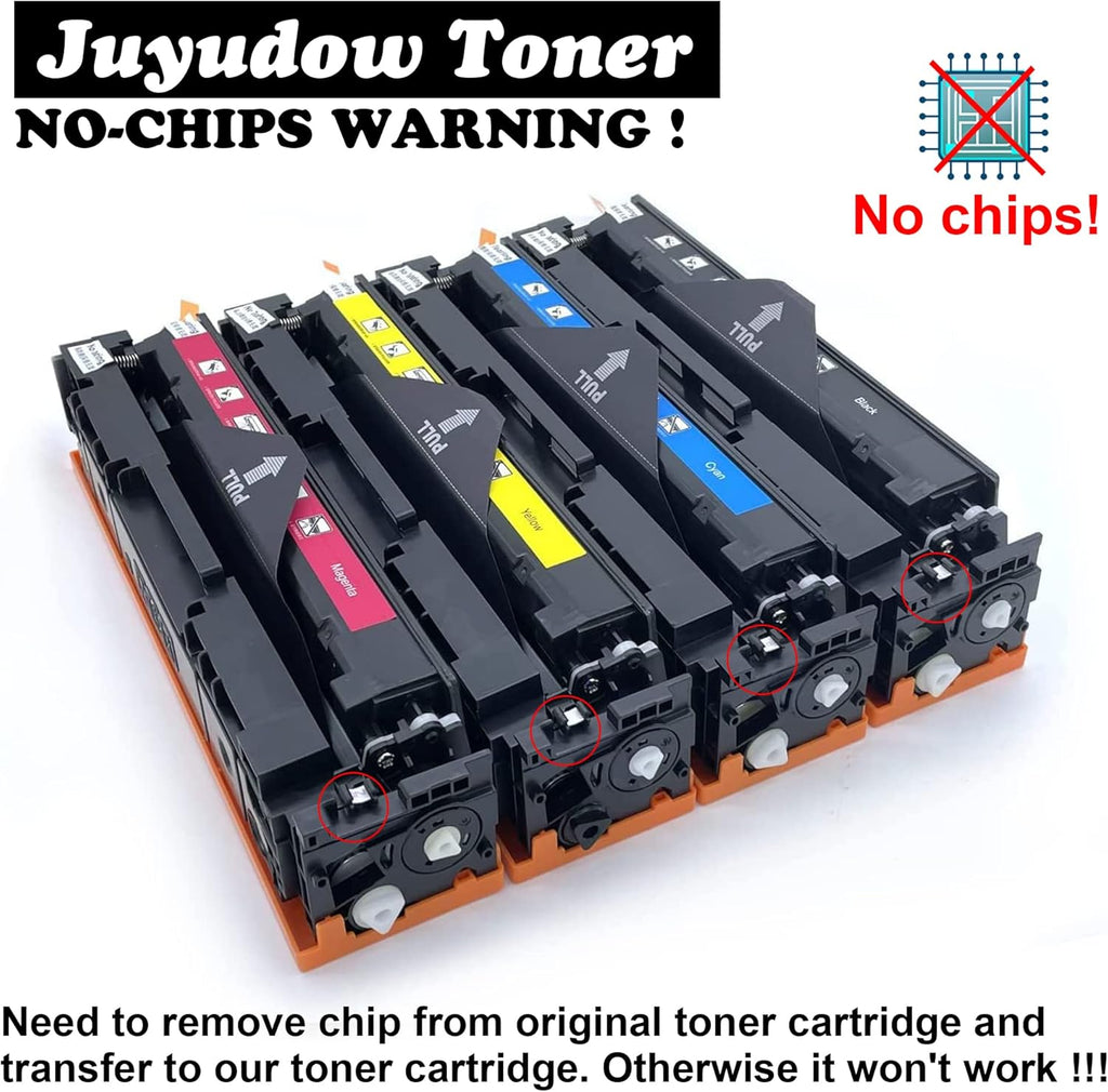 Black Cyan Yellow Magenta Toner Cartridge 4 Packs U626457