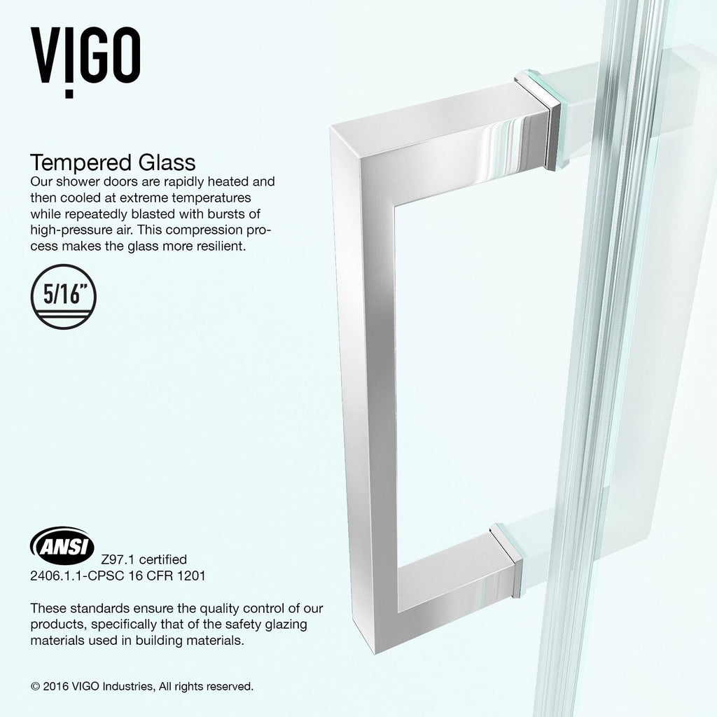 28x22 Frameless Clear Glass Shower Door A529