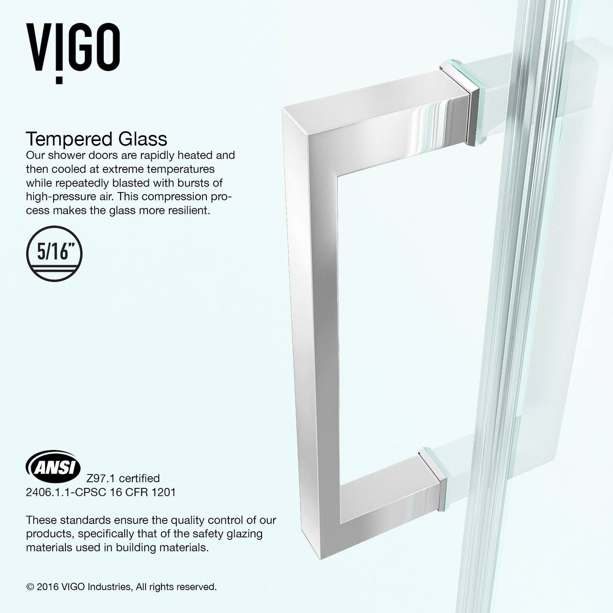 28x22 Frameless Clear Glass Shower Door A529