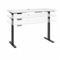 White Height Adjustable Standing Desk M54546