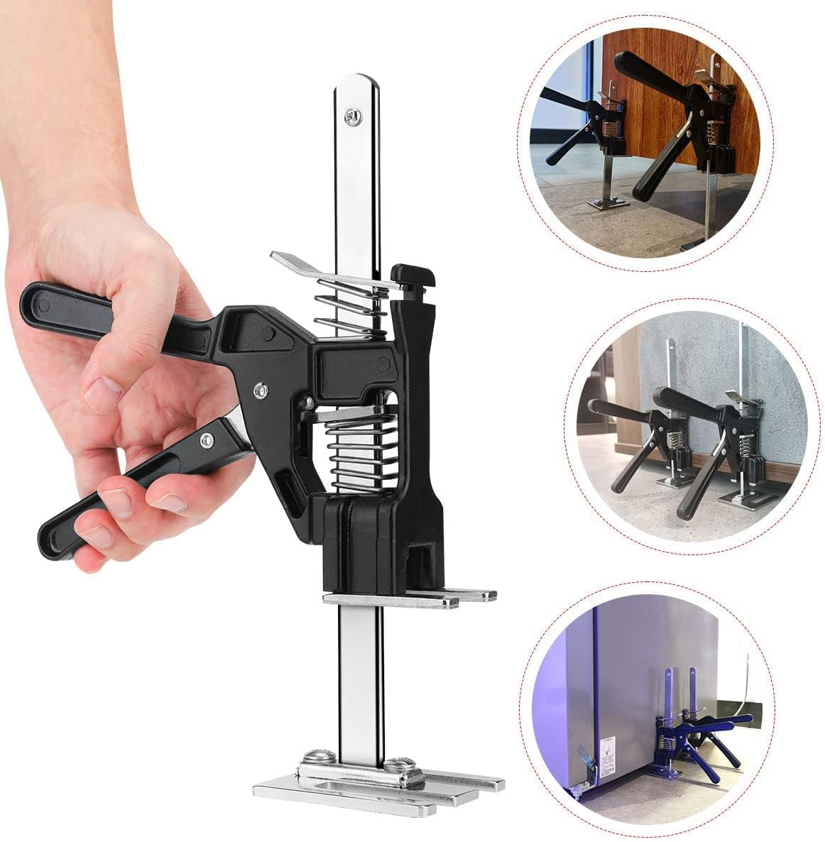 2 Packs Labor-Saving Arm Height Adjuster Lifting Device, Hand Lifting Tool Jack, Drywall Lifts, Furniture Jack, Lifting Height 9.8Inch, Maximum 260 Pounds Pack of 2 S417
