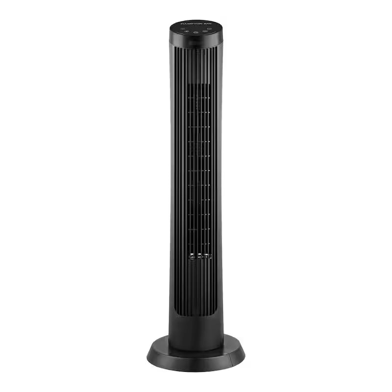 Black 4 Speed Digital Oscillating Tower Fan O237673
