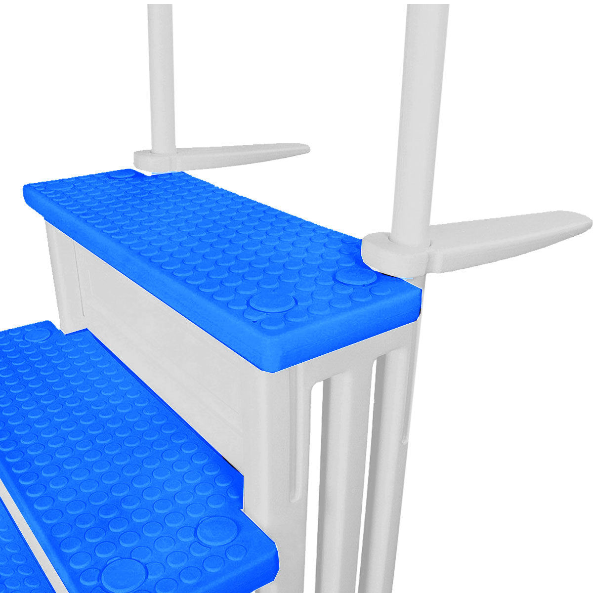 White Anti-Slip In-Pool Steps for Above Ground Pools C9104