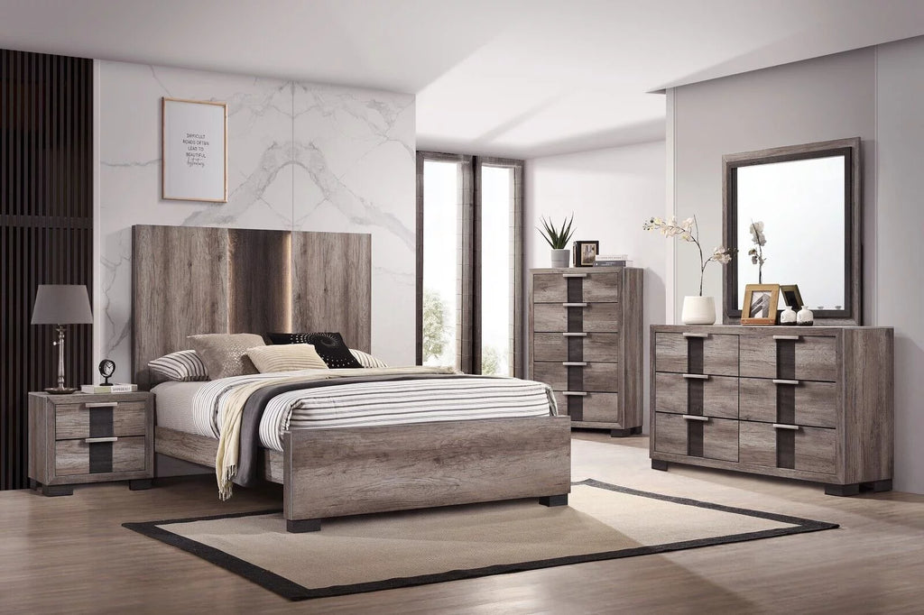 Queen Size Solid Wood Bed Set M638707