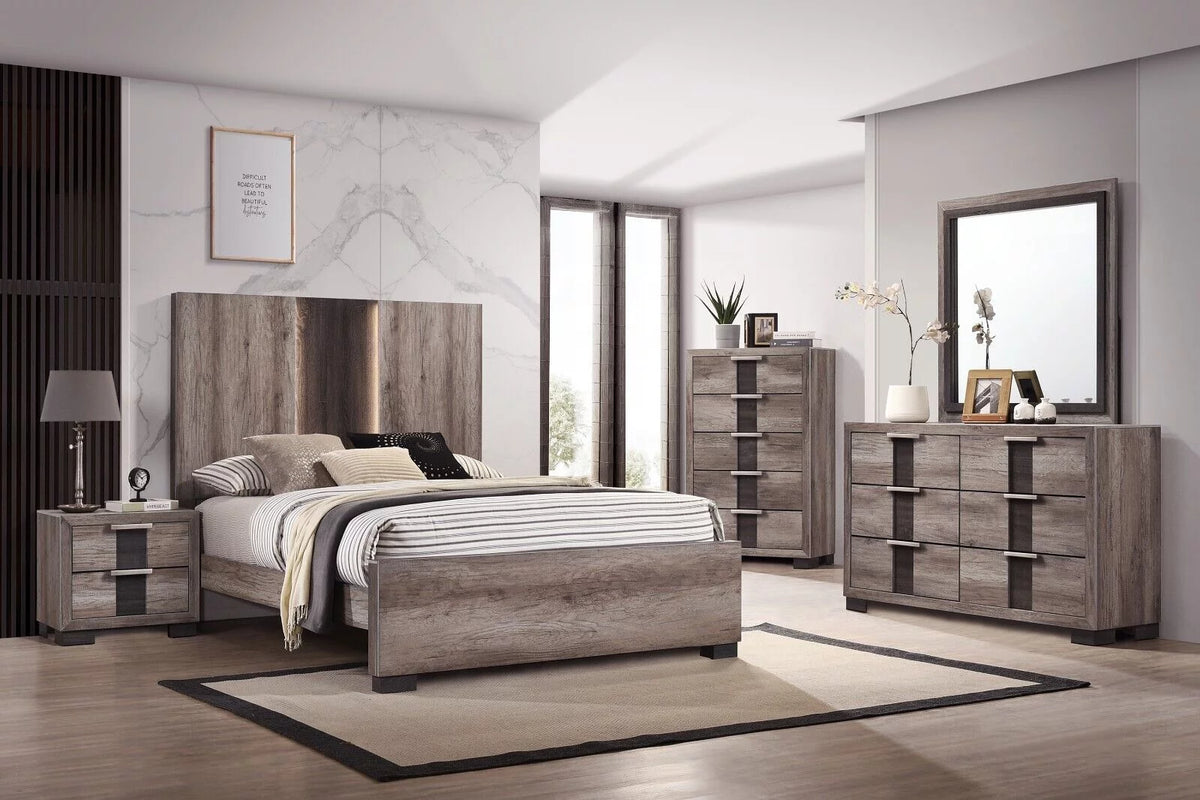 Queen Size Solid Wood Bed Set M638707