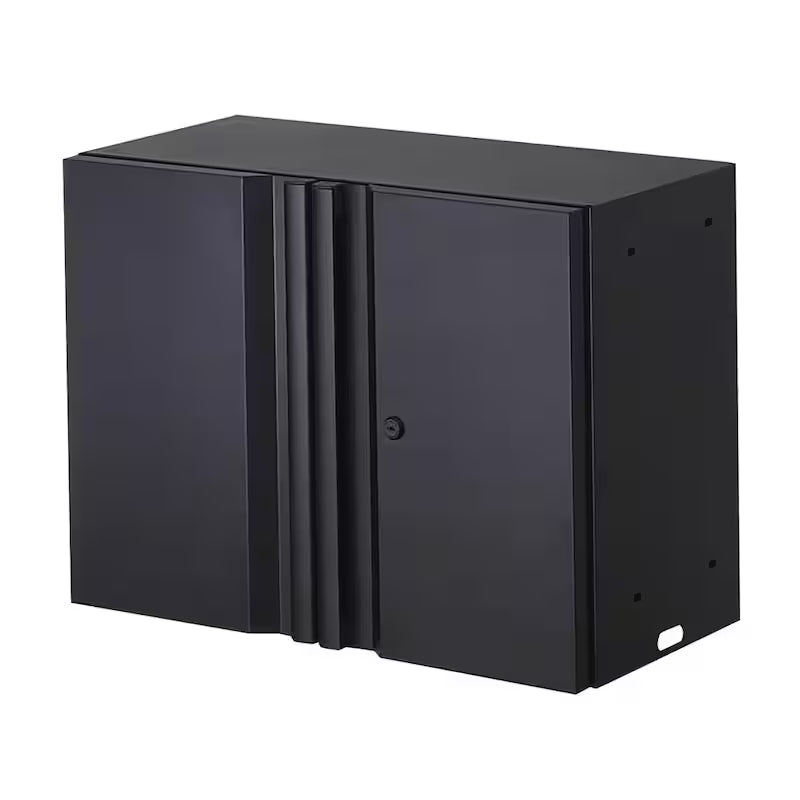 24-Gauge Steel Wall Mounted Garage Cabinet in Black V881932