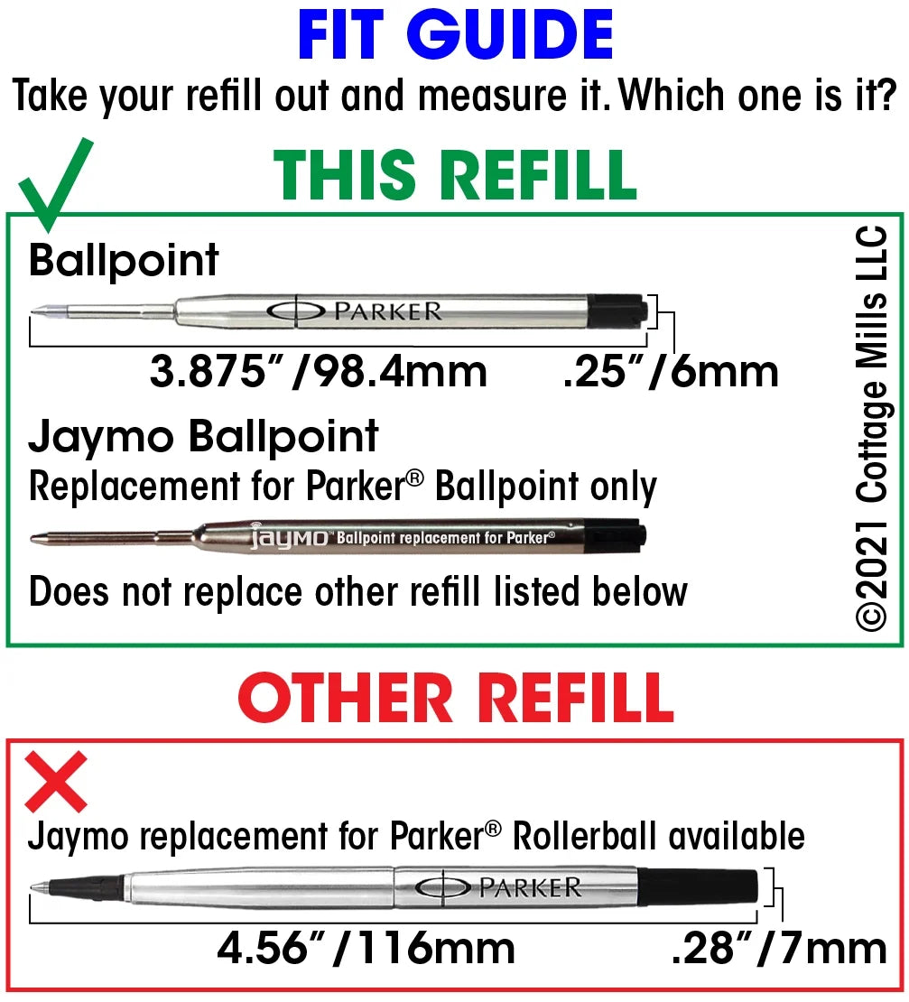 24 Black G2 Gel Ballpoint Pen Refill T245