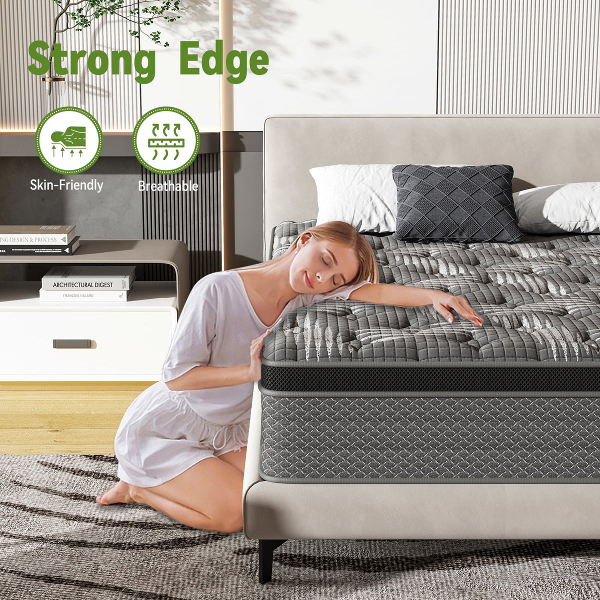 10" Memory Foam Pocket Spring Hybrid Mattress O932582