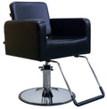 Black Reclining Salon Styling Chair B709