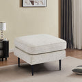 White Upholstered Tufted Sofa A5388