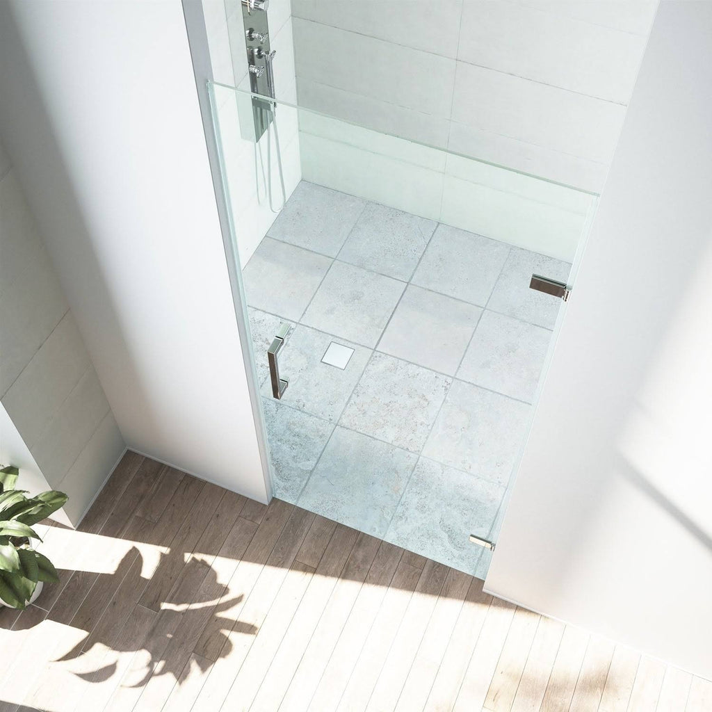 28x22 Frameless Clear Glass Shower Door A529