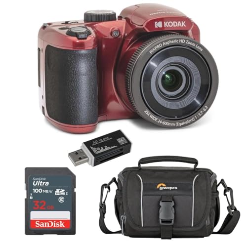 16MP Digital Camera 25X Optical Zoom 24mm Wide Angle Lens Optical Image Stabilization 1080P Full HD Video 3" LCD Camera with Bag & 32GB SD Card T537
