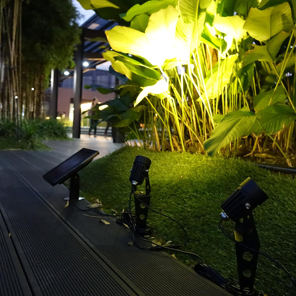 Cast Aluminium Solar-Powered LED Spotlight A8030