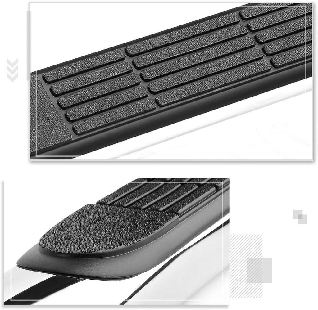 3 Inch Chrome Stainless Round Nerf Step Bars Side Steps K24330
