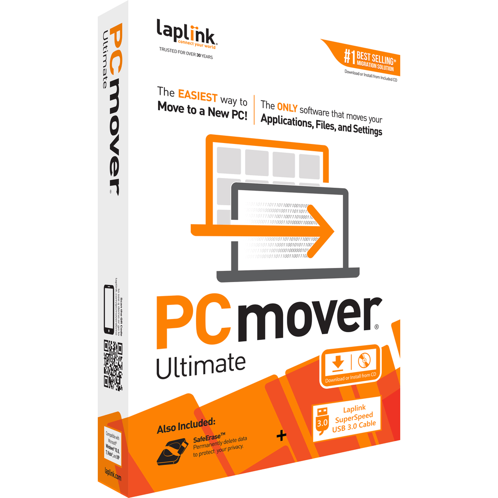 PCmover v.11.0 Ultimate with USB 3.0 Cable P6516