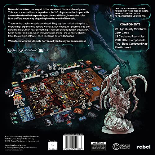 Cooperative Sci-Fi Horror Strategy Board Game L662627