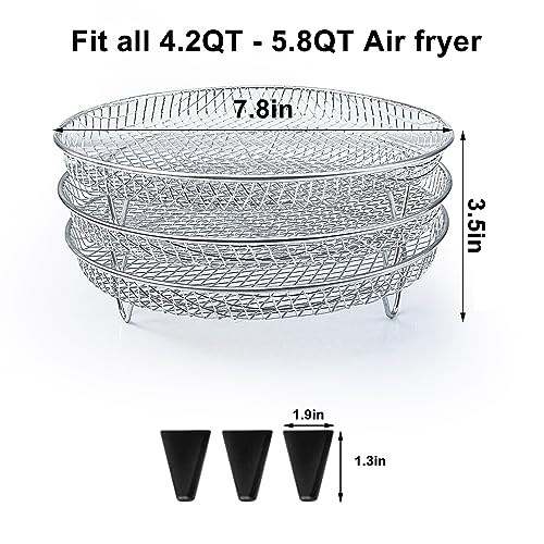 Stainless Steel Stackable Air Fryer Rack B47250
