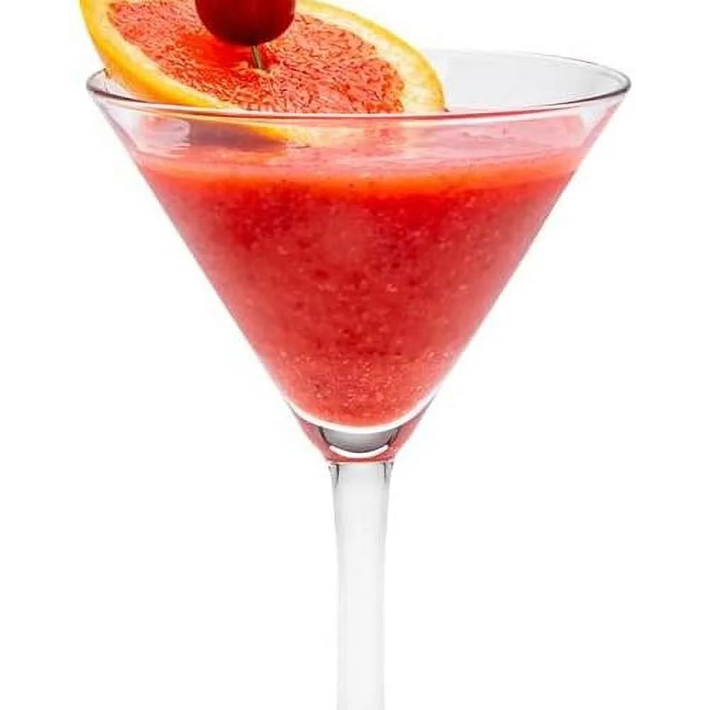 9 Ounce Stemmed Tempered Glass Martini Glasses Set Of 6 E6769