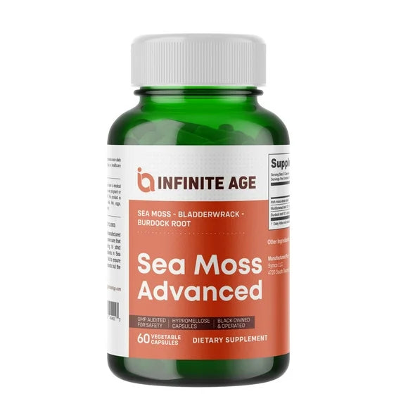1250mg Sea Moss Advanced Superfood 60 Capsules A9507