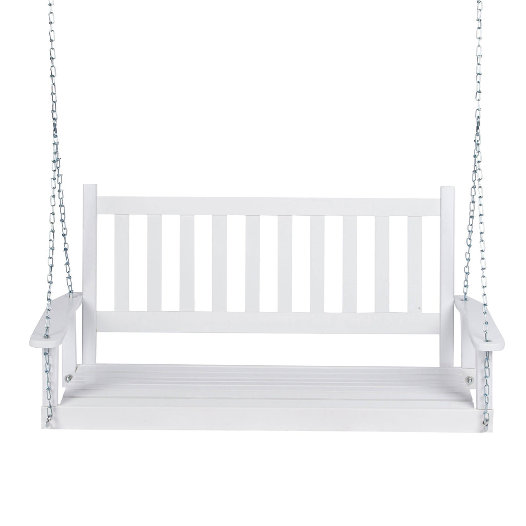 White Wood Porch Swing X311603