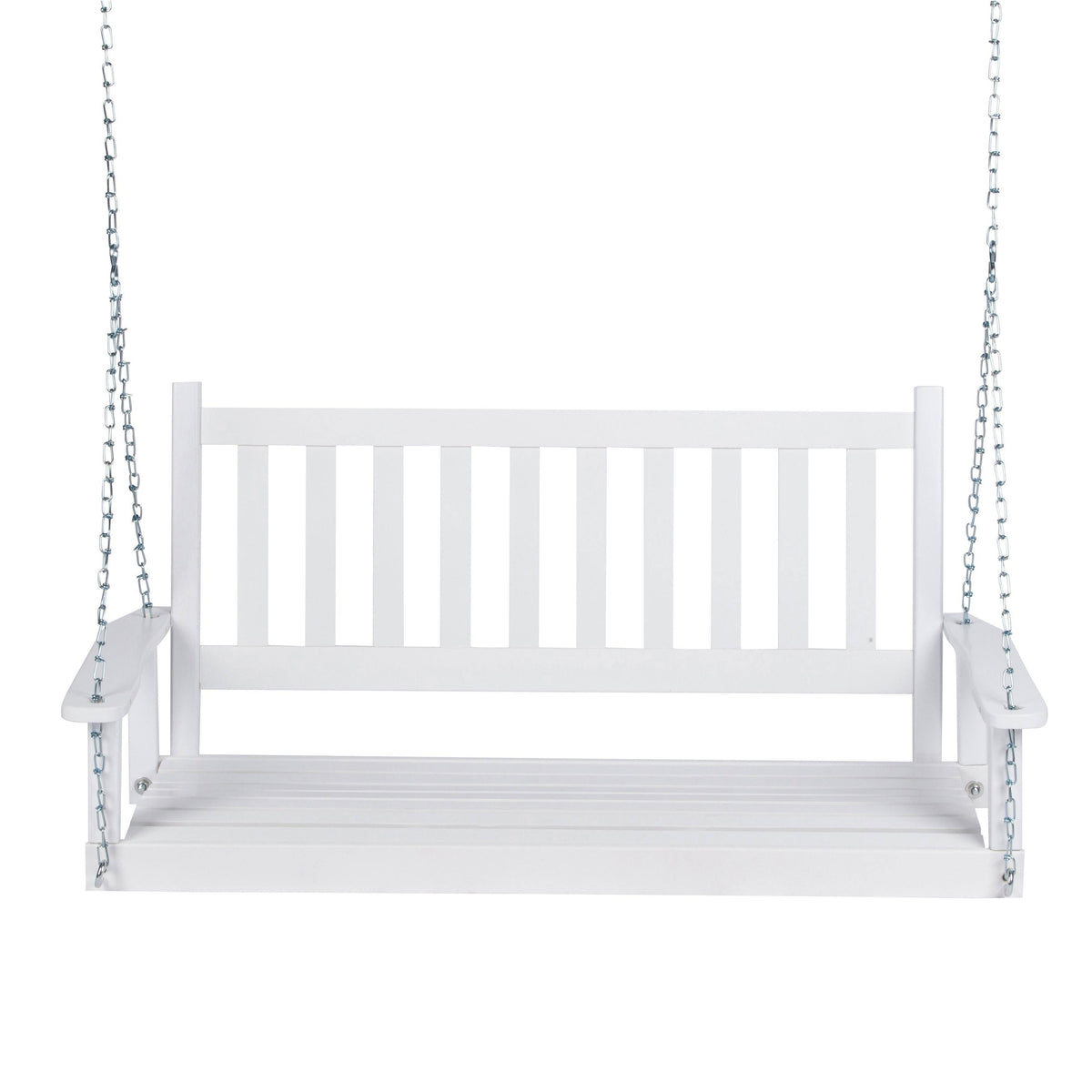 White Wood Porch Swing X311603