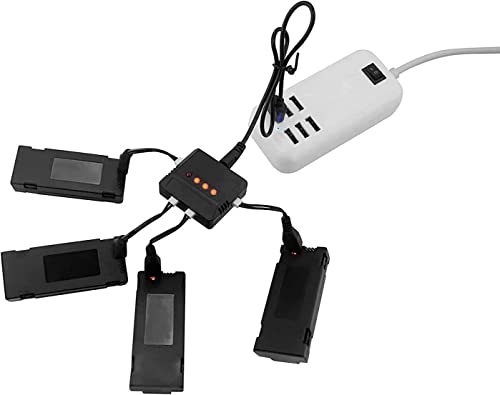 3.7V 1800mAh Li-po Batteries 4PCS with 4-in-1 Charger J543114