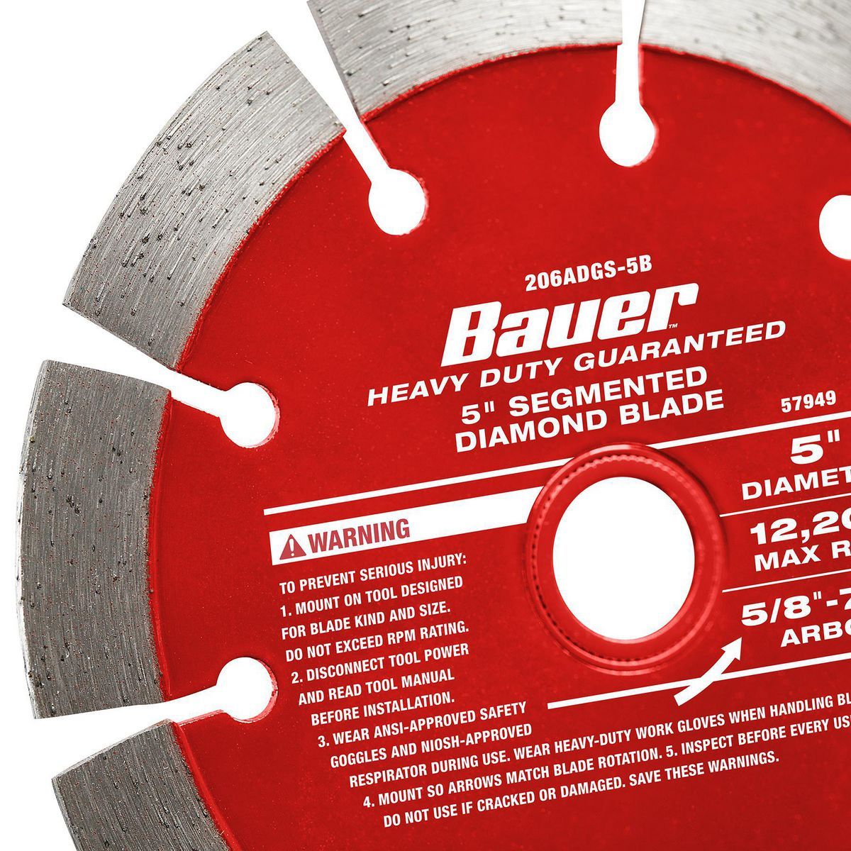 5 in. Segmented Rim Diamond Saw Blade N189044
