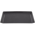 Charcoal Polypropylene Pizza Tray - 12/Case Q8257
