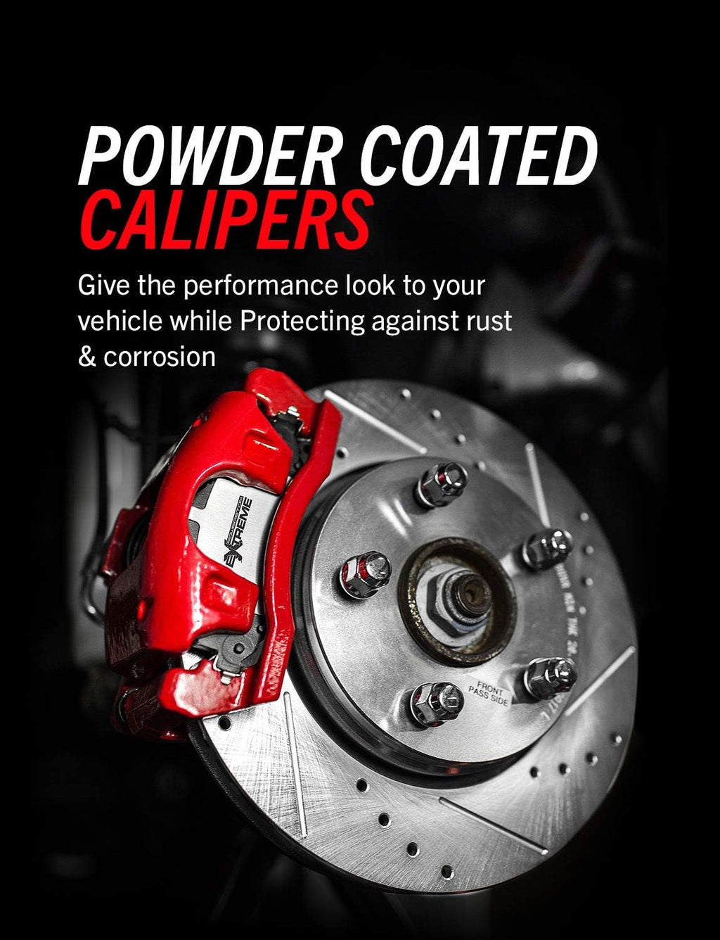 Red Powder-Coated Caliper I129813