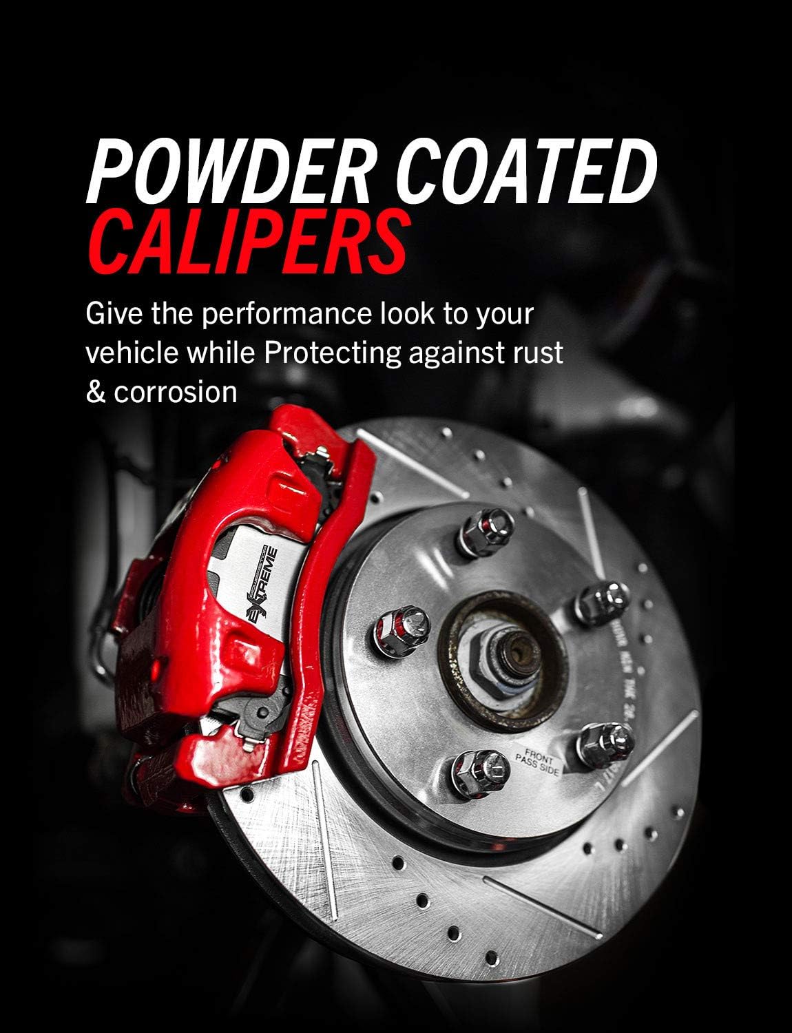 Red Powder-Coated Caliper I129813