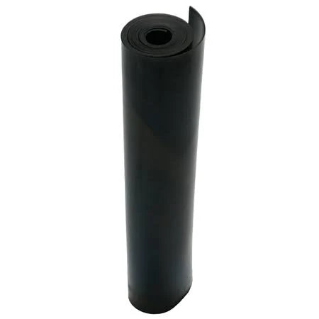 Neoprene 3/16 in. Thick x 36 in. Length x 48 in. Width Rubber Sheet, Black M344