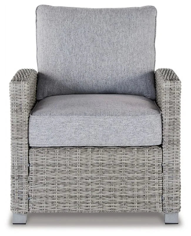 Light Gray Lounge Chair with Cushion O7970