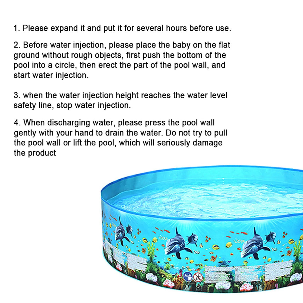 Inflatable Plastic Outdoor Kids Lounge Pool Q9128
