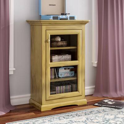 Audio Cabinet Antique Black J607470