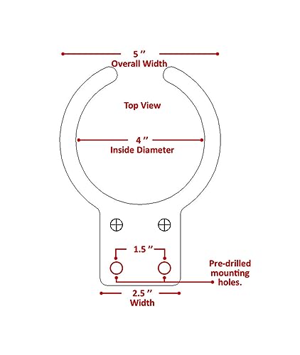 Black Poly Cup Holder for Adirondack Chair (1 Pack) D536218