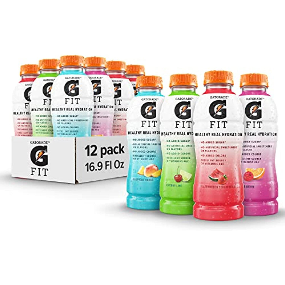 4 Flavor Variety Pack 16.9 Oz Bottles (12 Pack) E2102