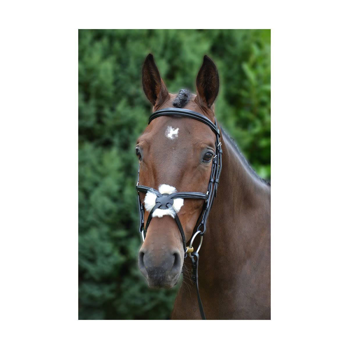Brown Mexican Bridle with Rubber Grip Reins S850264