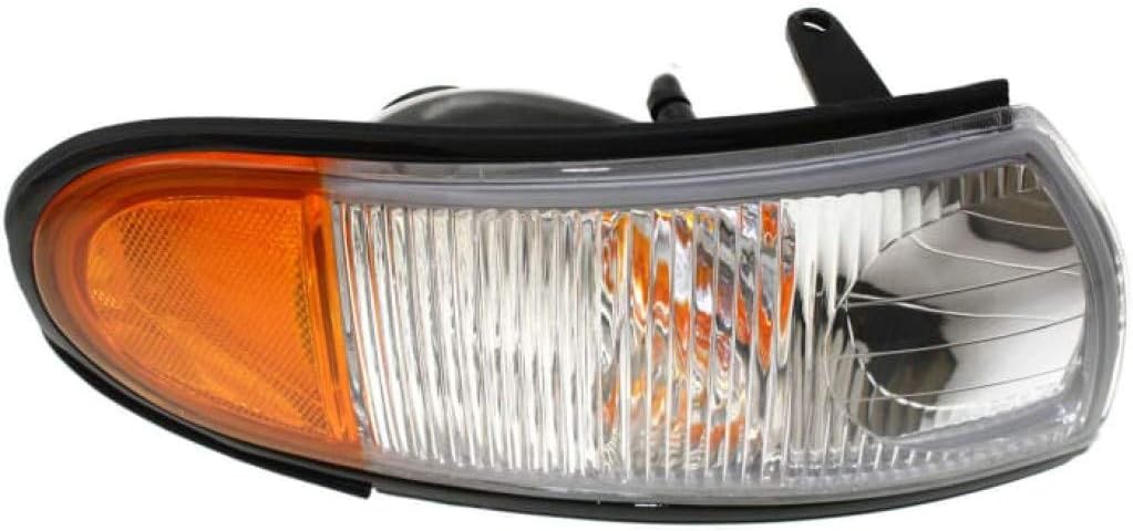Passenger Side Corner Light for Nissan Quest 1996 1997 1998 Clear Amber Lens Pack of 2 P968474