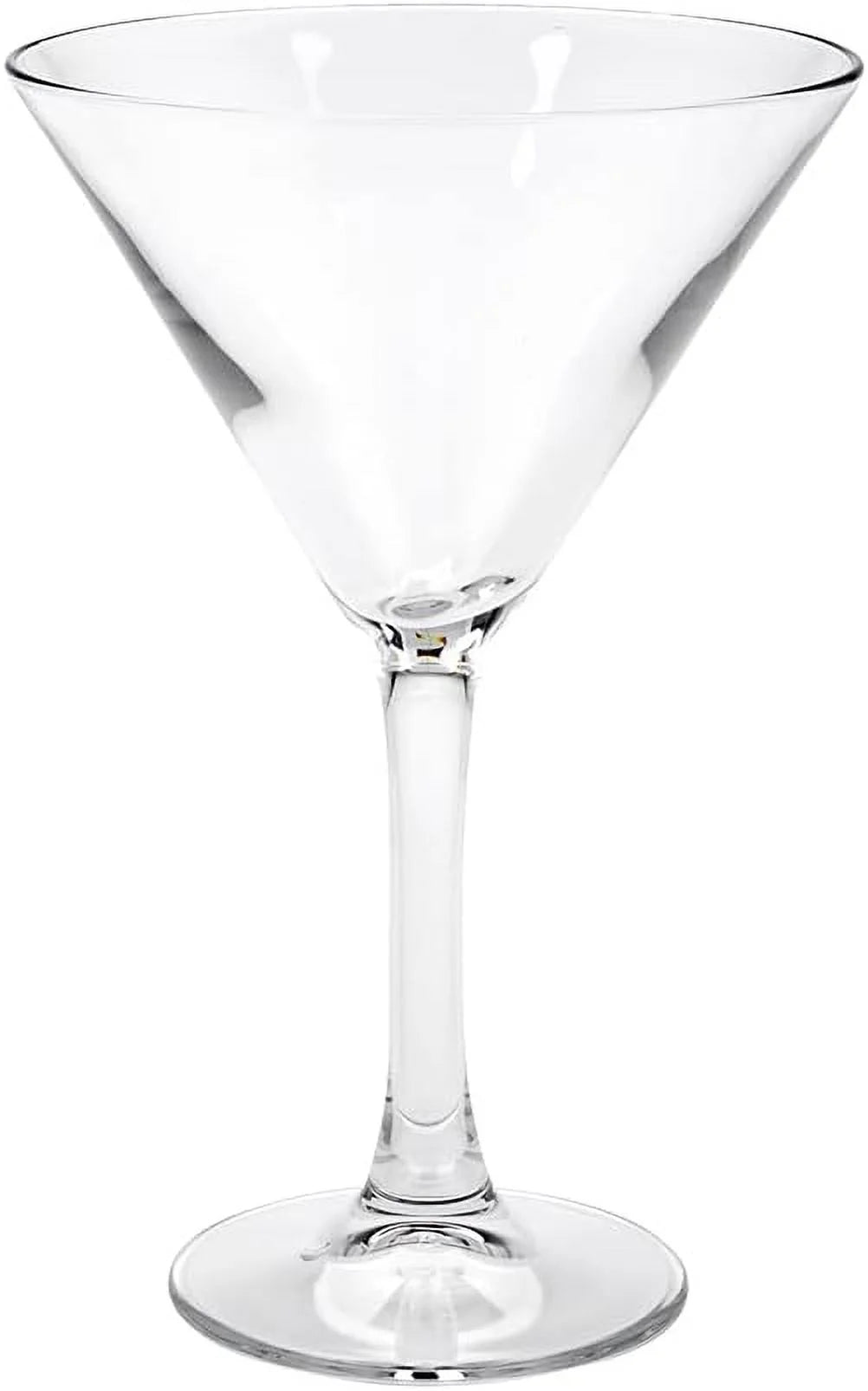 9 Ounce Stemmed Tempered Glass Martini Glasses Set Of 6 E6769