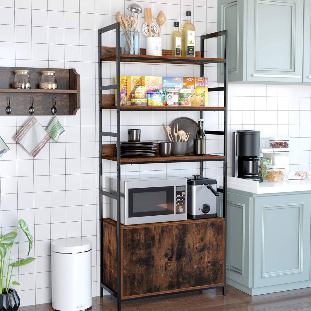 Industrial Bookcase with 2 Cabinets I3827