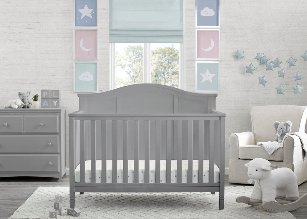 Black 5-in-1 Convertible Baby Crib Z83083