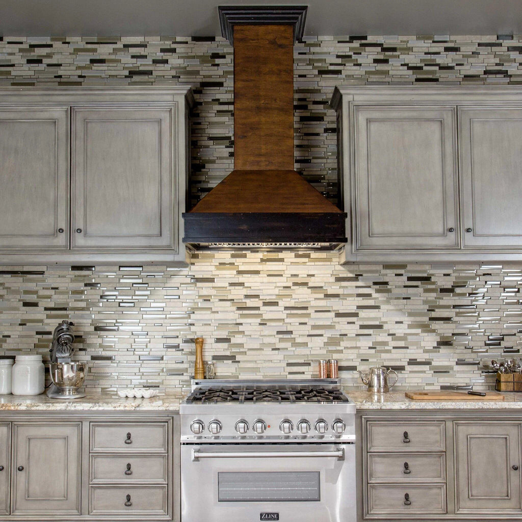 Wooden Wall Mount Range Hood T279396