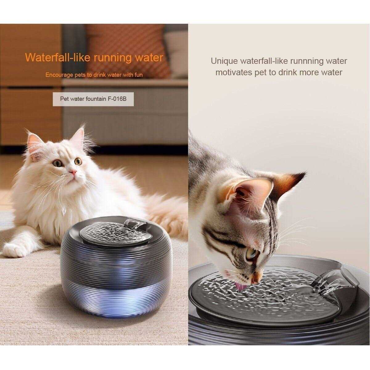 Translucent Pet Drinking Water Fountain X461335